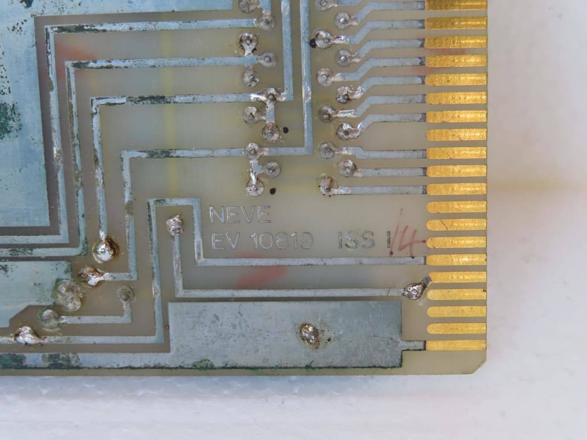 Neve EV10819 トロイダルトランスボード 詳細不明 基板腐食あり