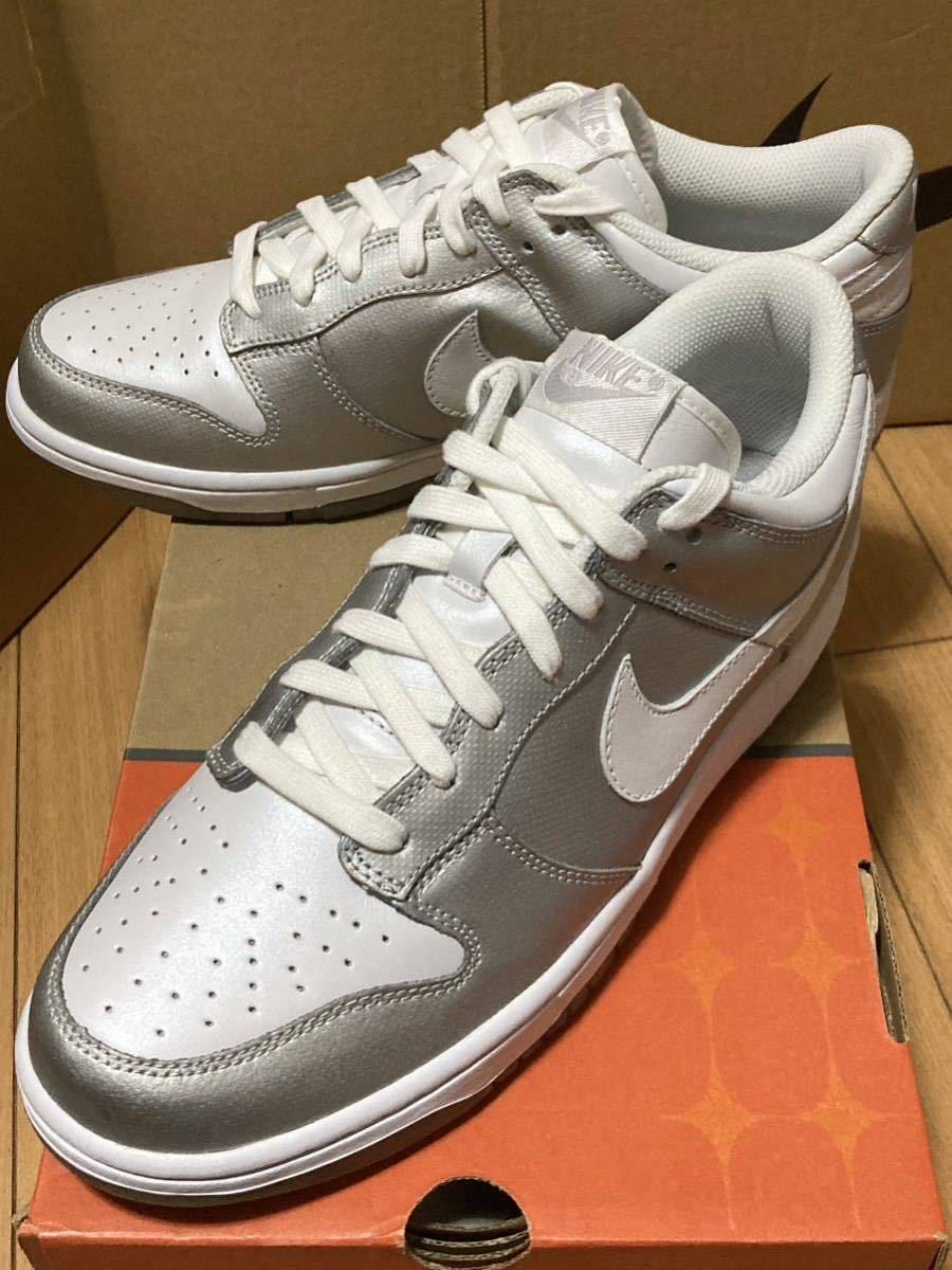 デッド WMNS NIKE DUNK LOW Metallic Silver ウィメンズ ナイキ ダンク ロー メタリック シルバー SB AIR JORDAN 1 4 OG TRAVIS CHICAGO