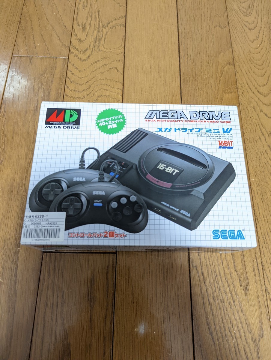 SEGA セガ　メガドライブミニW 未開封新品 千円スタート! セガ SEGA メガドライブミニW 新品未開封! セガ メガ