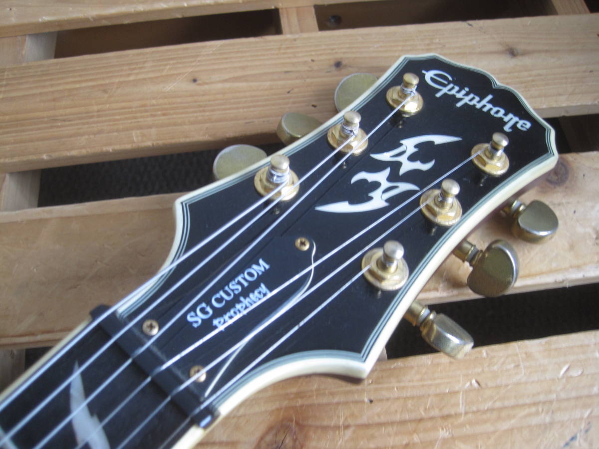 Epiphone(エピフォン)SG CUSTOM Prophecy☆希少モデル!!GLOVERペグ 