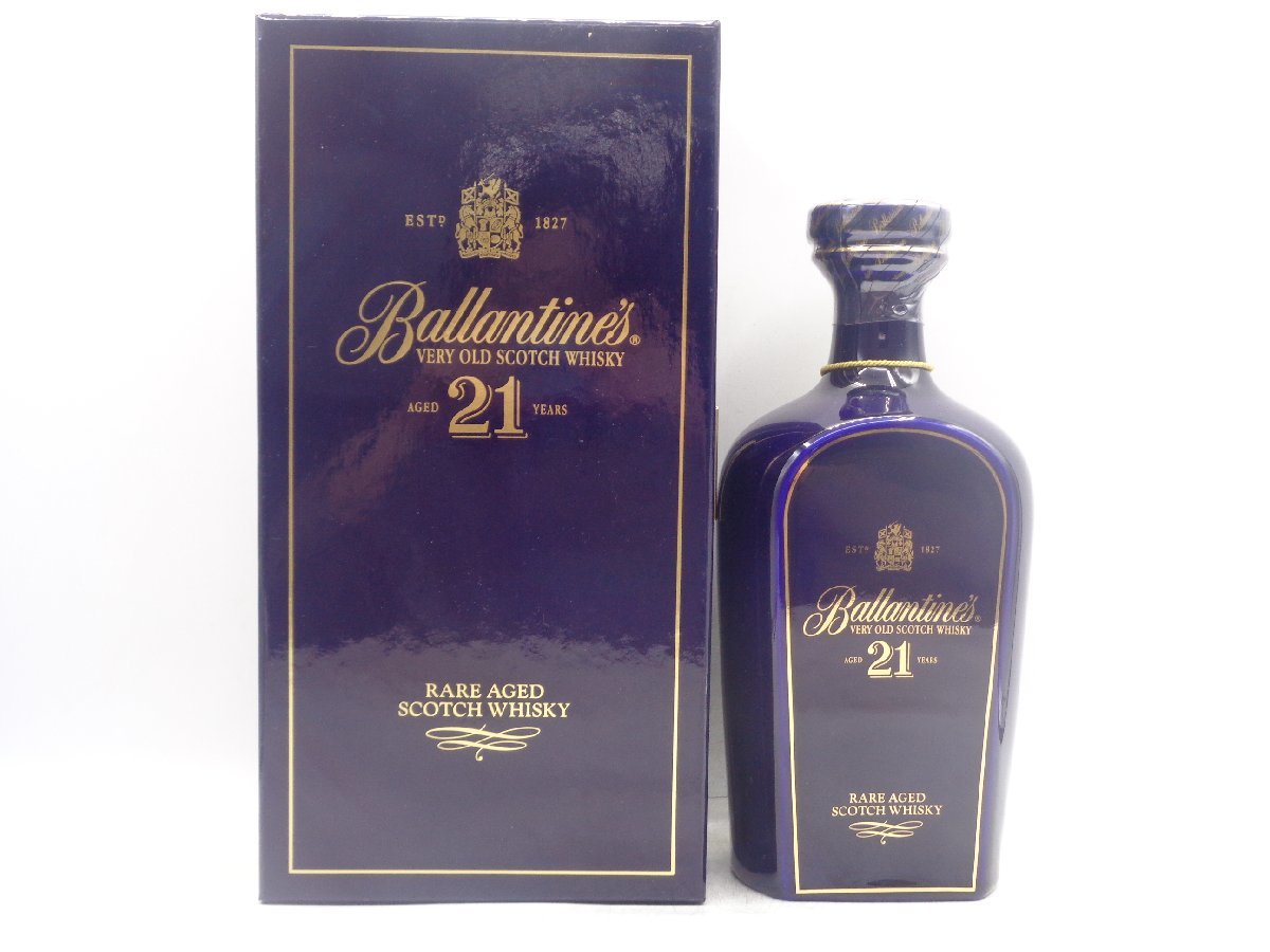 古酒 未開栓 1000円スタート Ballantine's 21年 バランタイン /700ml