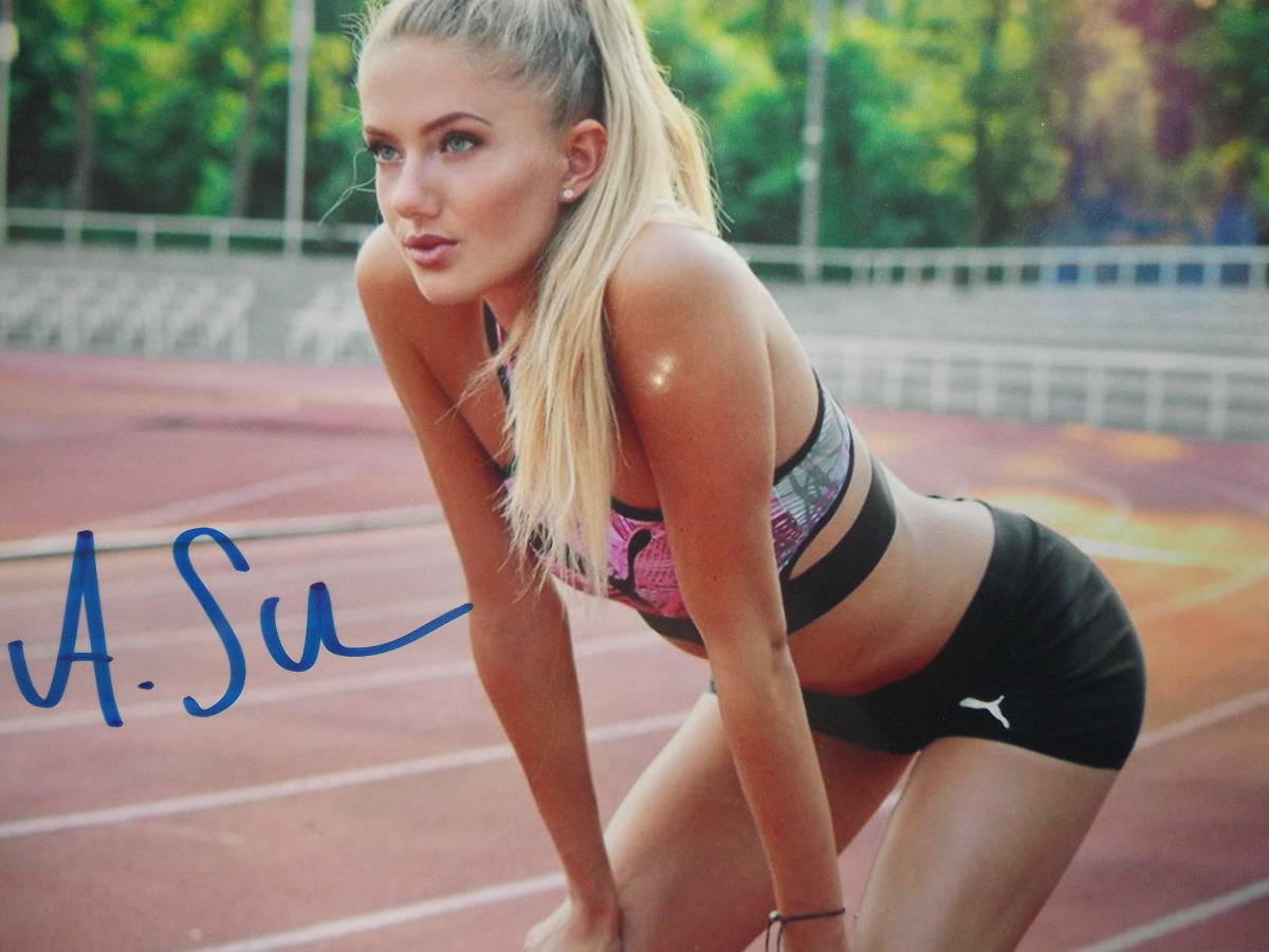 ドイツの陸上選手 アリカ・シュミット Alica Schmidt さんの生写真