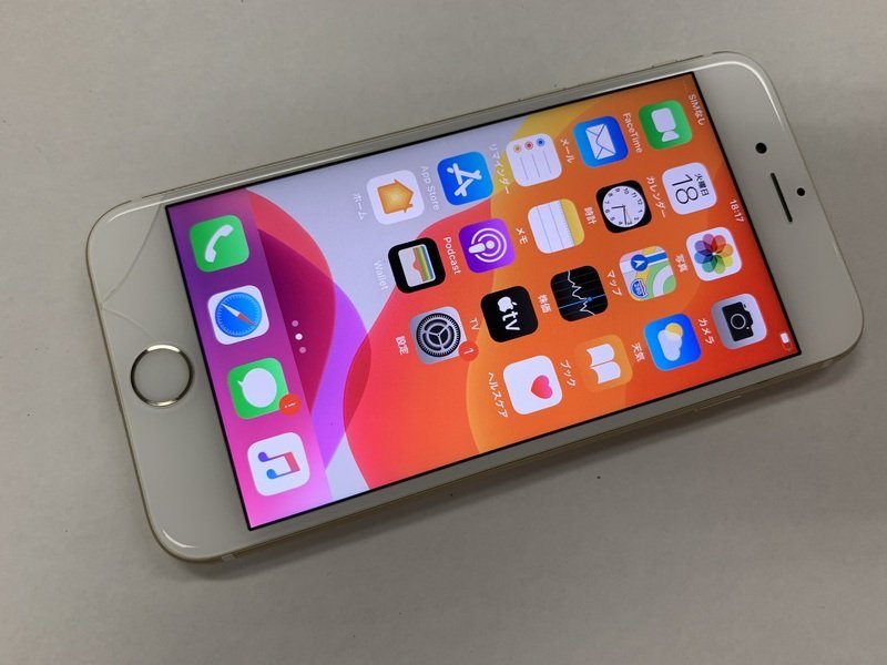 DF198 SIMフリー iPhone6s ゴールド 64GB ジャンク ロックOFF