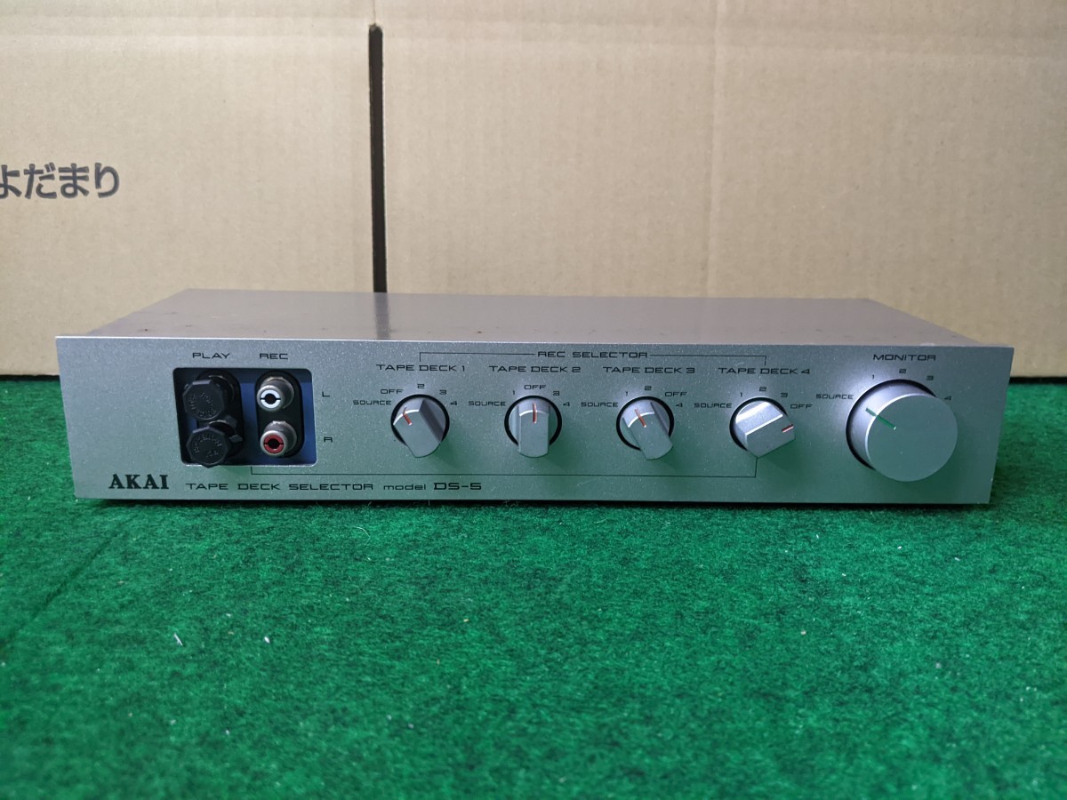 AKAI アカイ DS-5 テープデッキセレクター　 現状品 DS-5 AKAI アカイ TAPE テープデッキセレクター DECK SELECTOR ds akai