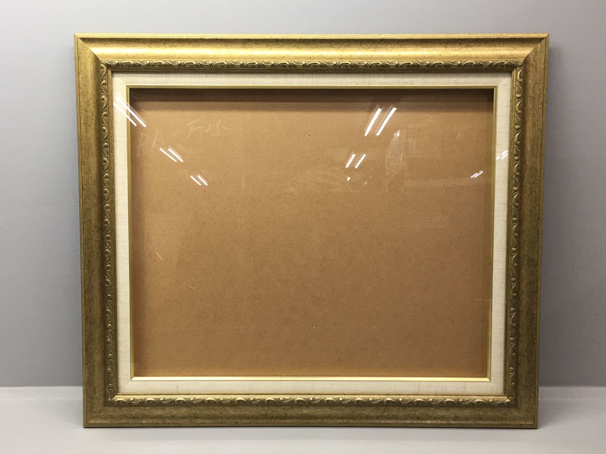 SU□c 油絵用 額縁 まとめて 2点 セット ゴールドカラー 金色 マット材  