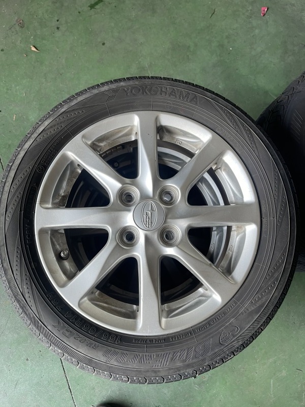 バリ山155/65R14 75H アルミホイール・激安!!4本セット価格 749 【公式