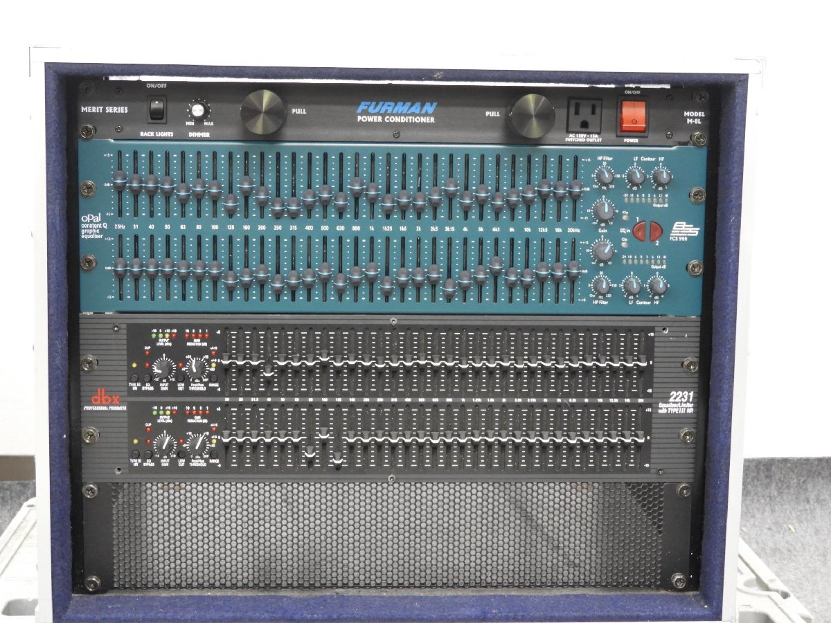☆ dbx 2231 グラフィックイコライザー + BSS FCS966 グラフィック