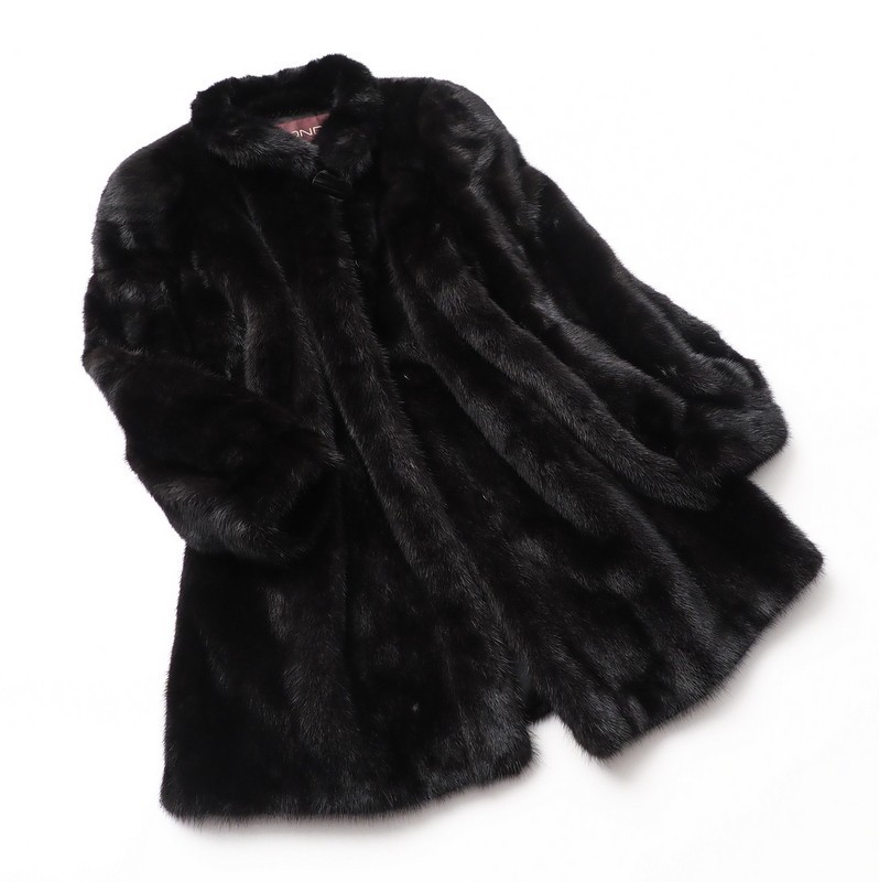 GM7065○ムーンバット/FOND MOONBAT*ブラックミンク*ミンクファー*MINK 