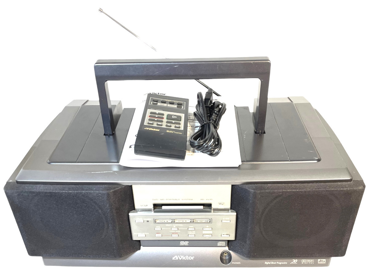 JVCケンウッド ビクター DVD-MDポータブルシステム Victor JVC RD-XV10