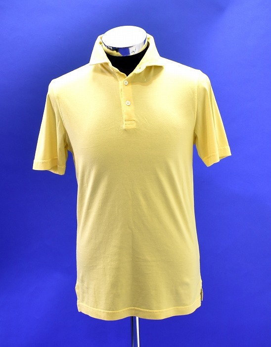 FEDELI（フェデーリ）POLO SHIRT S/S 半袖 ポロシャツ ZERO MM. JERSEY GIZA COTTON ニット プルオーバー セーター PULLOVER スーピマ 46