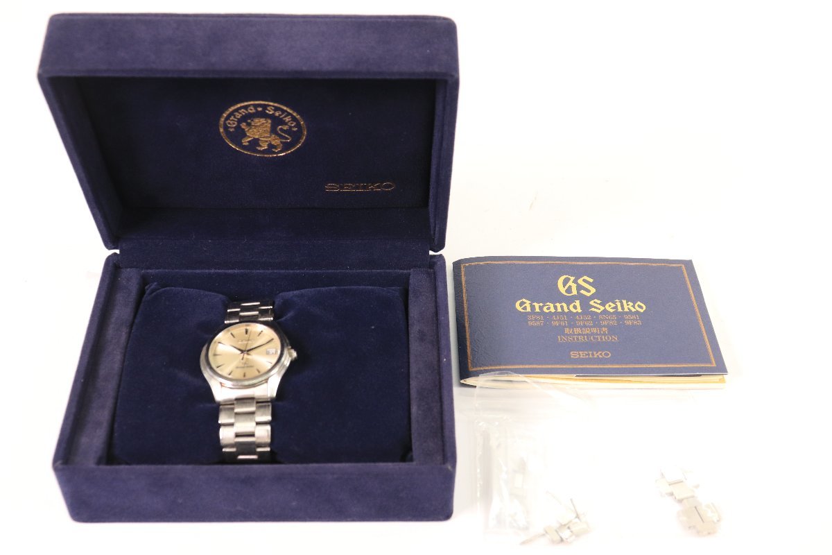 Grand Seiko GS グランドセイコー 9F62-0A10 クォーツ デイト メンズ 