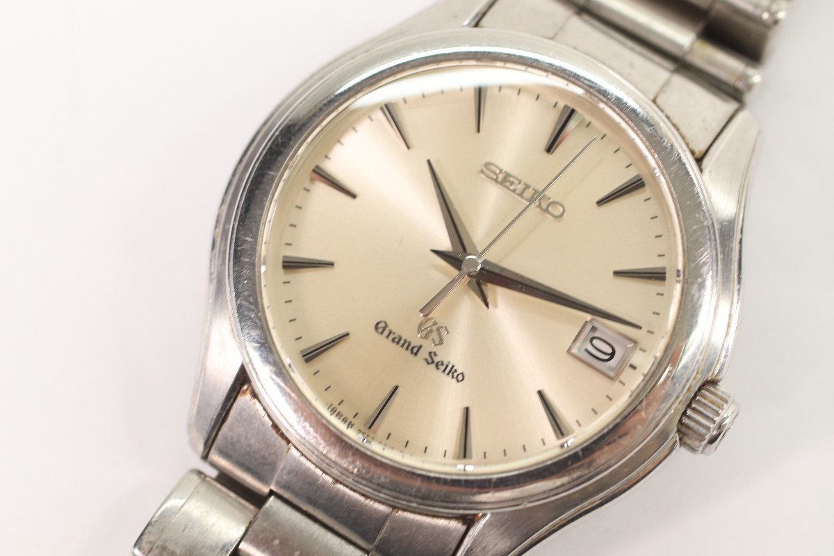 Grand Seiko GS グランドセイコー 9F62-0A10 クォーツ デイト メンズ 