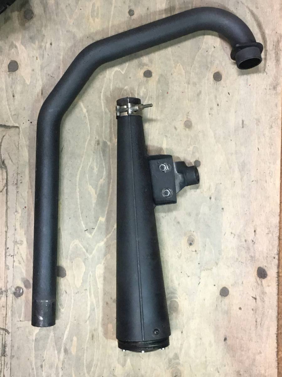 SR400用 スーパートラップ スチール フルエキ ブラック サウンド良好