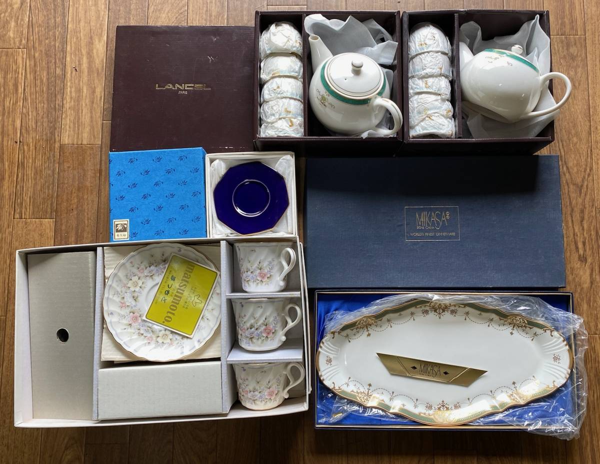 食器　ティーセット・カップ＆ソーサー・小皿　香蘭社・LANCELなど　まとめて　洋食器