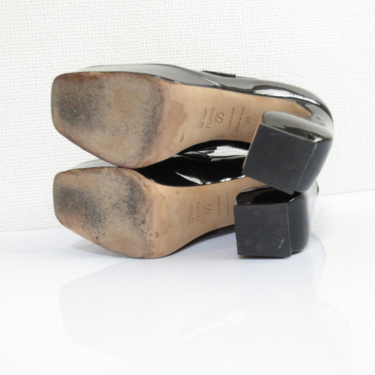 美品 Sergio Rossi セルジオロッシ SI ROSSI 2022年モデル パテント 