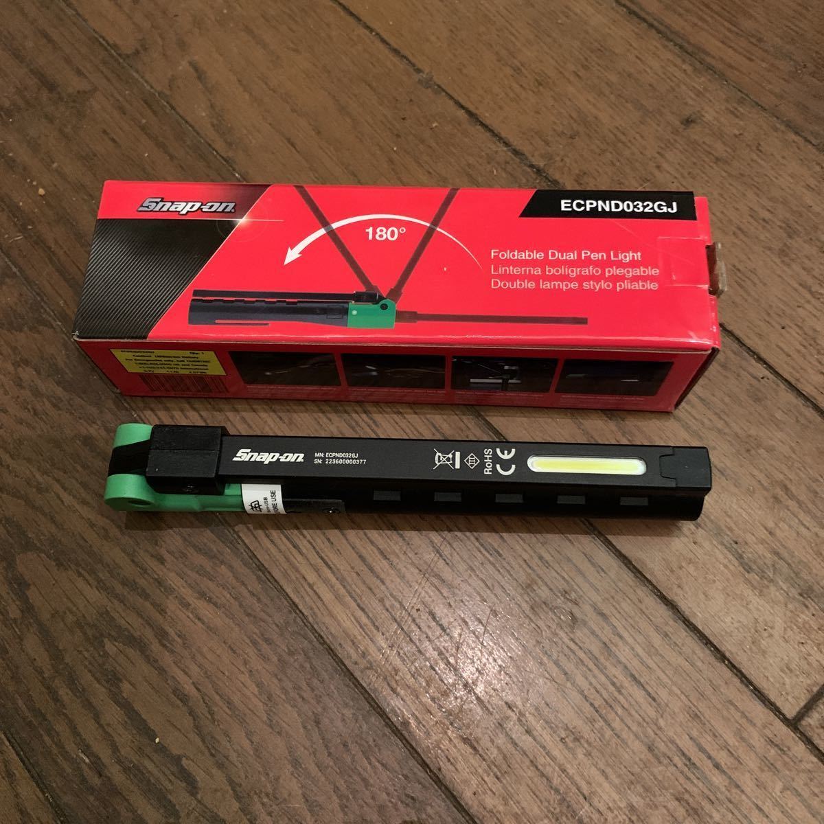 スナップオン Snap-on 充電式 LEDワークライト グリーン 作業用照明