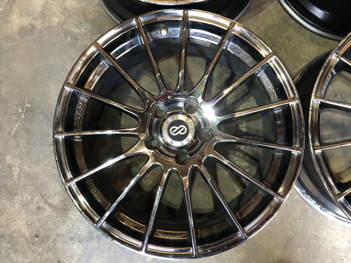ENKEI RS05 18inch 5H PCD114.3(7.5jj+50)(8.0jj+48) 1円スタート