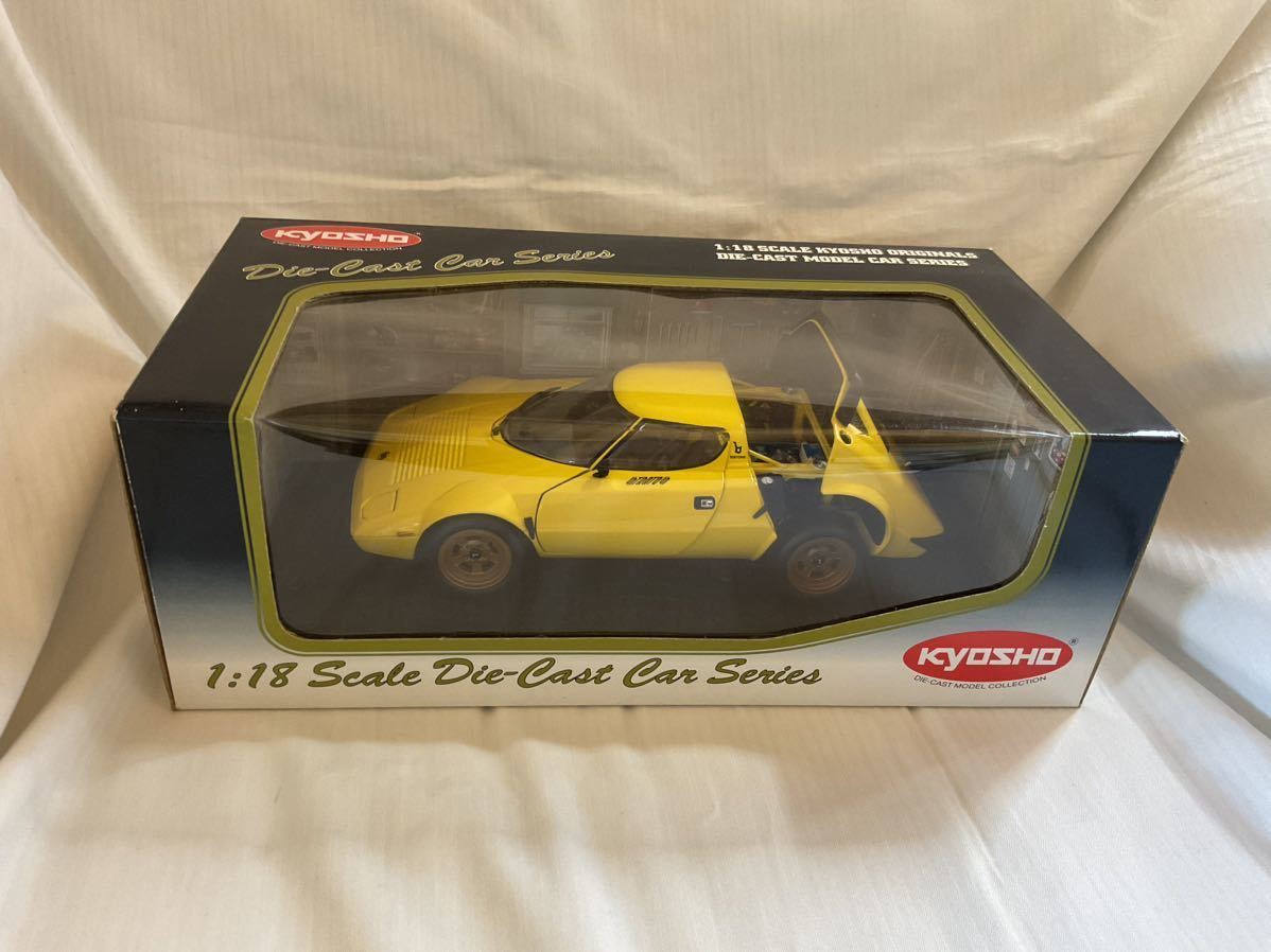 京商 1:18 ランチア ストラトス HF イエロー ☆絶版！￼￼京商1⁄18