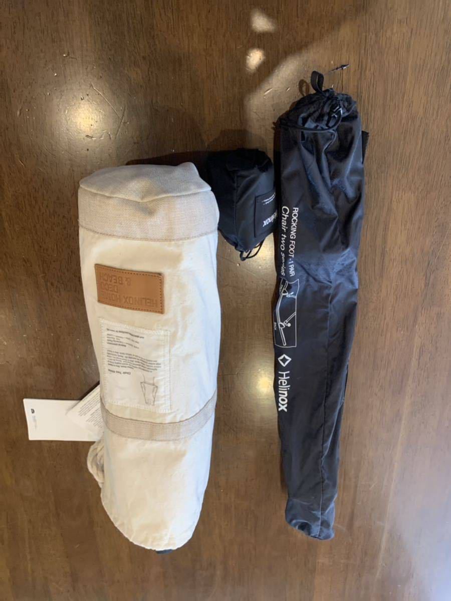 ヘリノックス　チェアツーホーム　ロッキングフット　エアーヘッドレスト付きセット　ヒルバーグ