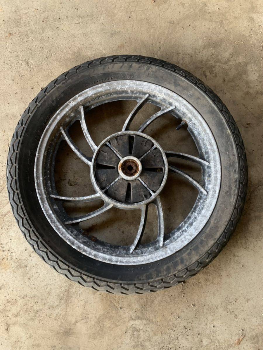 ヤマハ RZ250 4L3 純正リアホイール RZ350 4U0 ドラム