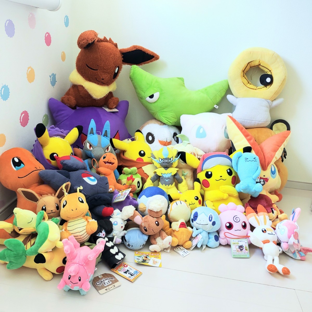 ポケットモンスター ポケモン ぬいぐるみ ピカチュウ まとめ 大量 