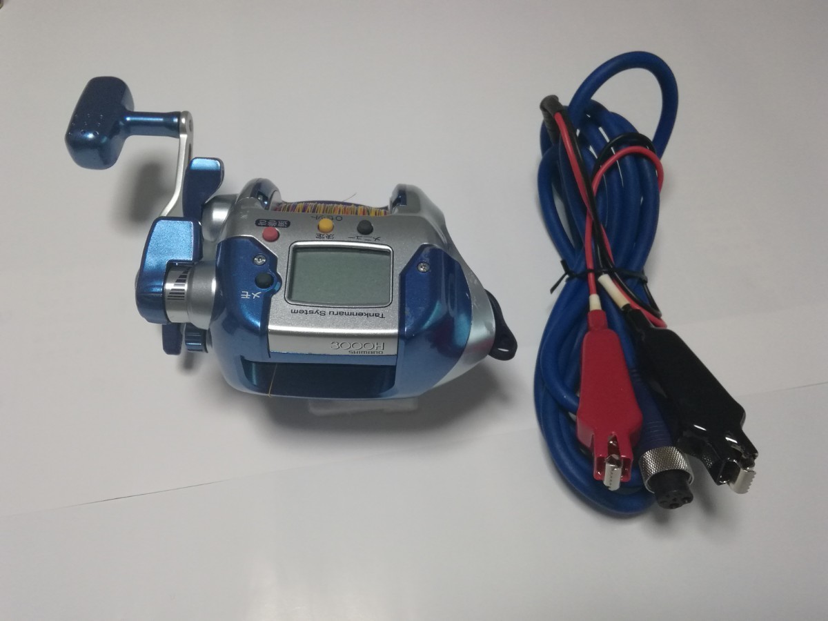 04シマノ電動丸3000H（中古） シマノ 04電動丸 電動リール キズ有 中古 ▽