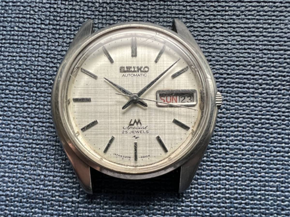⑥セイコーロードマチックスペシャル 5206-6010 SEIKO 25石 デイデイト