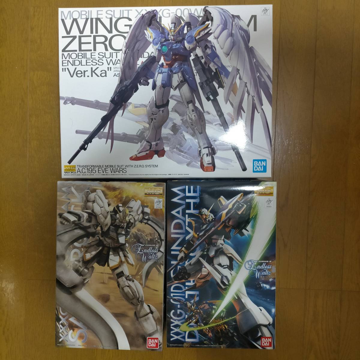 MG ウイングガンダムゼロEW Ver.Ka MG ガンダムデスサイズEW MG ガンダムサンドロック EW 新品 3体セット