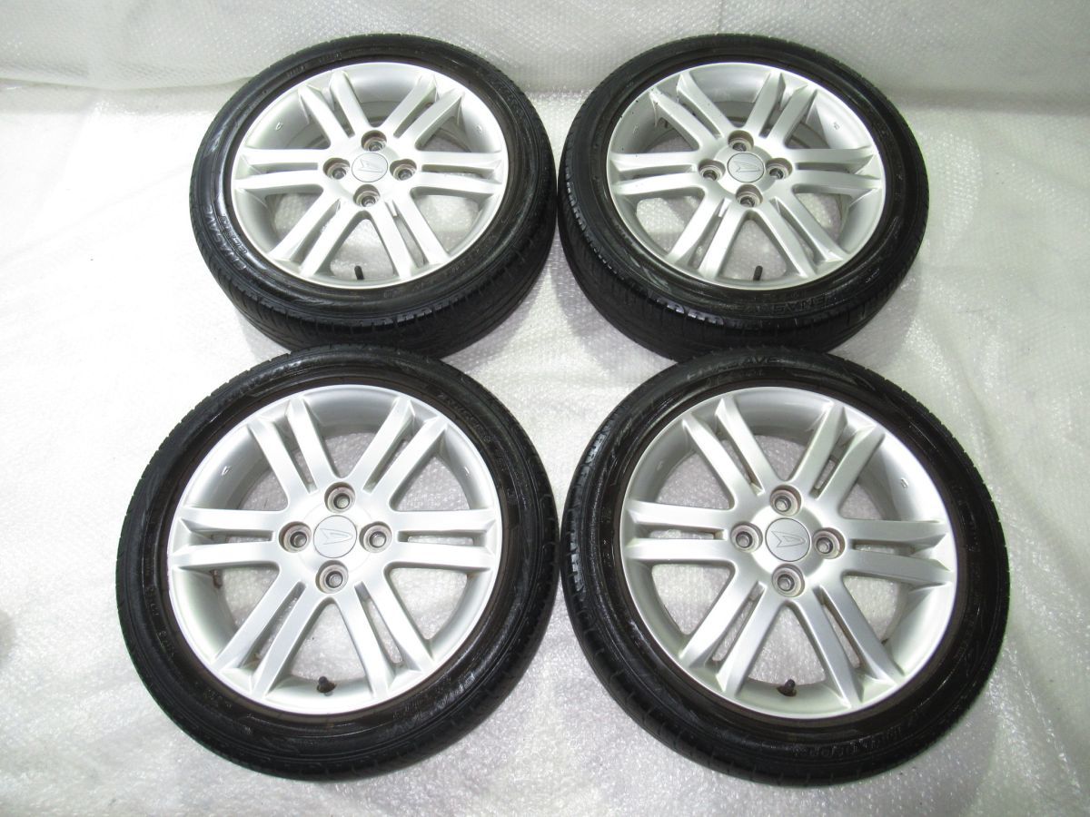ダイハツ純正15インチアルミホイール+タイヤ付き4本 165/55R15 15x4.5+