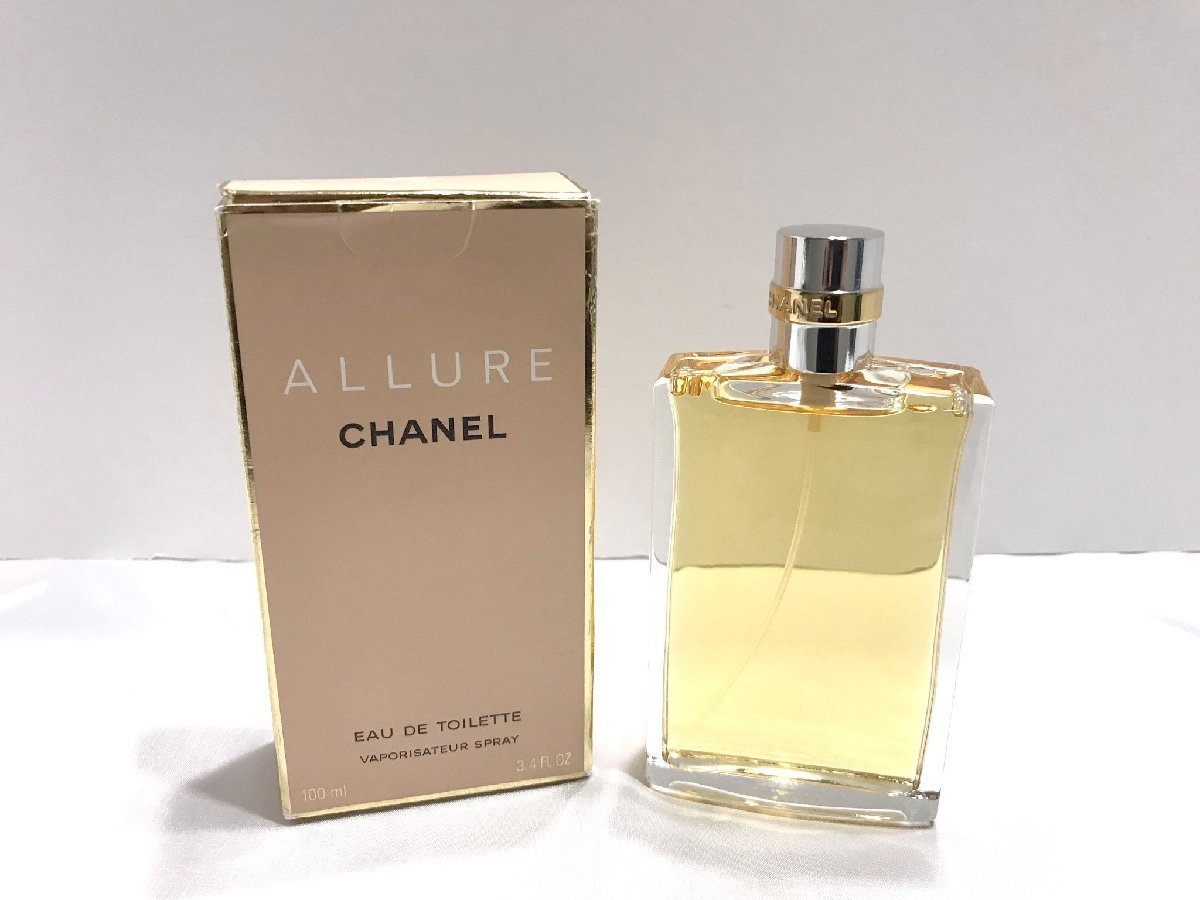 ■【YS-1】 香水 ■ シャネル CHANEL ■ アリュール オードトワレ EDT 100ml ■ 元箱有 残量95％程 【同梱可能商品】■D
