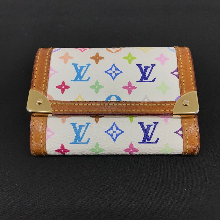 BDAY2022】Louis Vuitton ルイヴィトン マルチカラー ポルトモネプラ