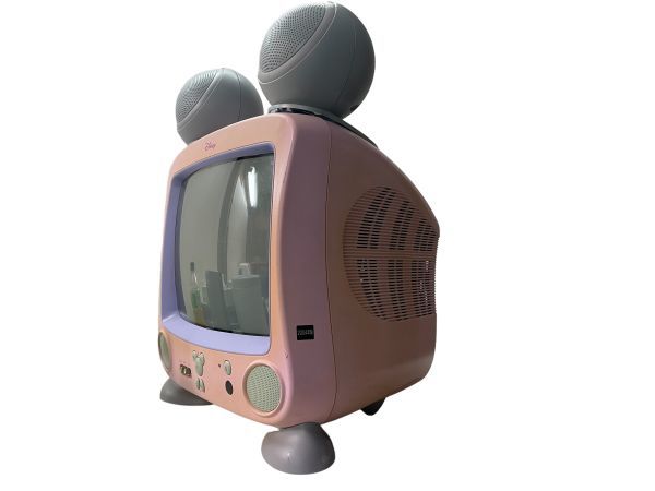 ディズニー Disney DTV-1400J ミッキー型ブラウン管テレビ 14インチ 