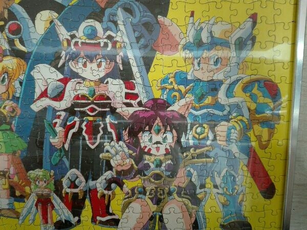 ジャンク 甲竜伝説ヴィルガスト ジグソーパズル 完成品 フレームサイズ 