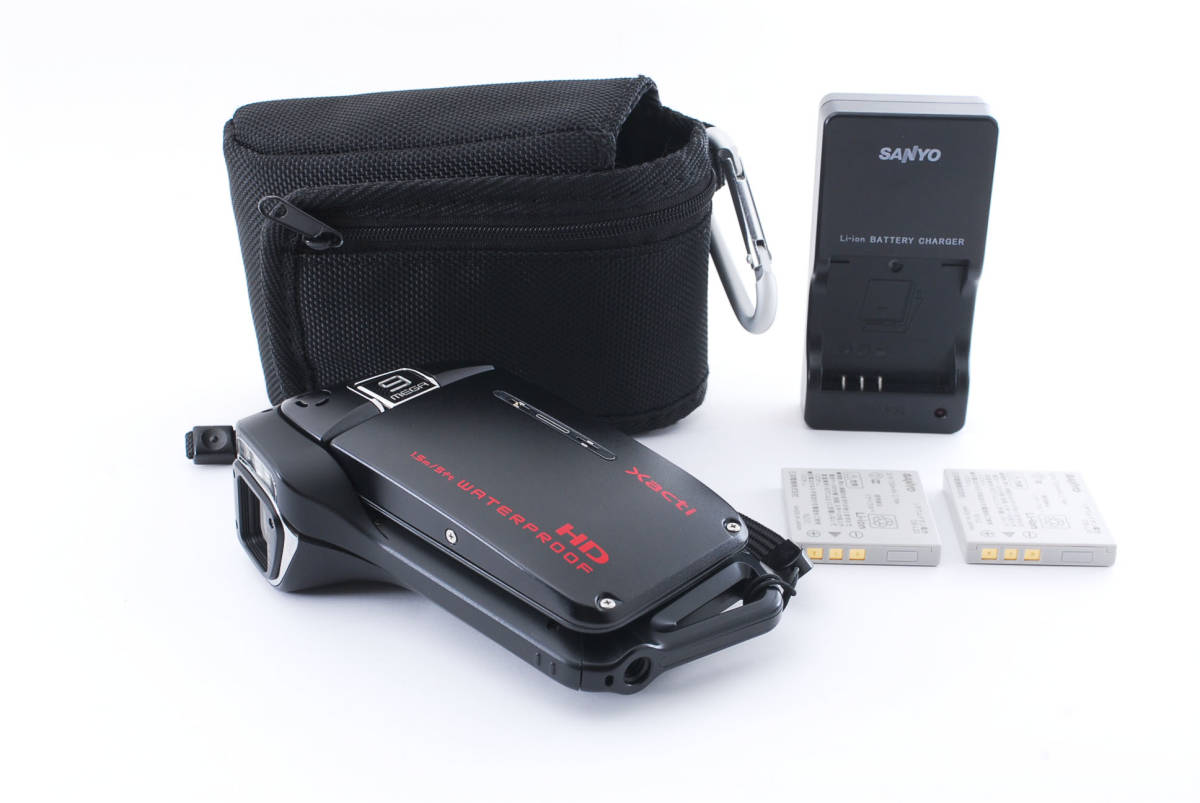 ★超極上★ SANYO Xacti DMX-CA9 ブラック ザクティ サンヨー ビデオカメラ #7009