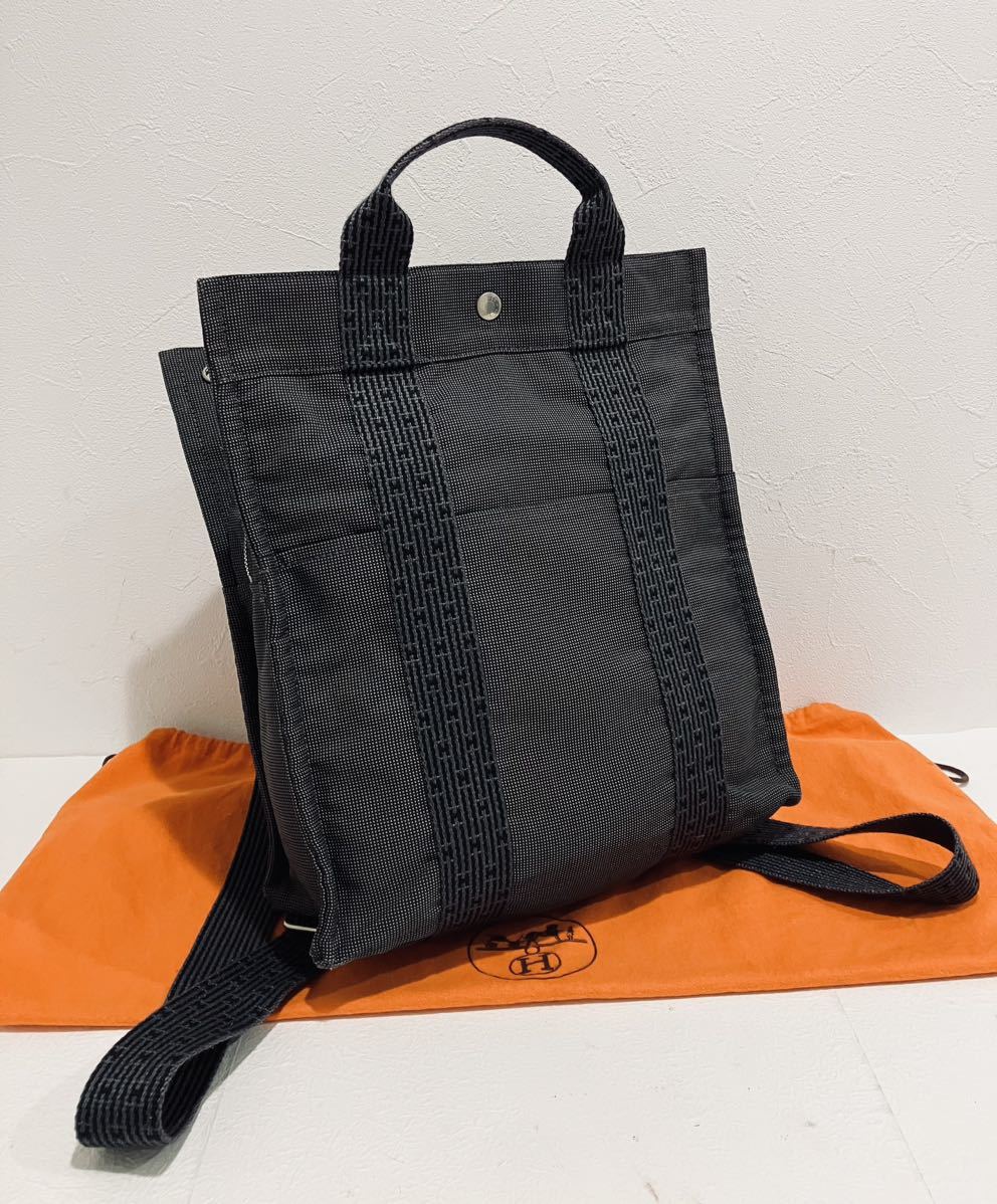 超美品✨HERMES エルメス エールラインMM トートバッグ グレー 超美品✨HERMES エルメス エールラインMM トートバッグ グレー