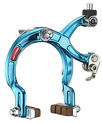 ダイヤコンペ DIA-COMPE 前用 フロント MX1000 キャリパー ブレーキ アーチ OLD BMX 用 ブルー 新品未使用 OLDBMX オールドBMX 用