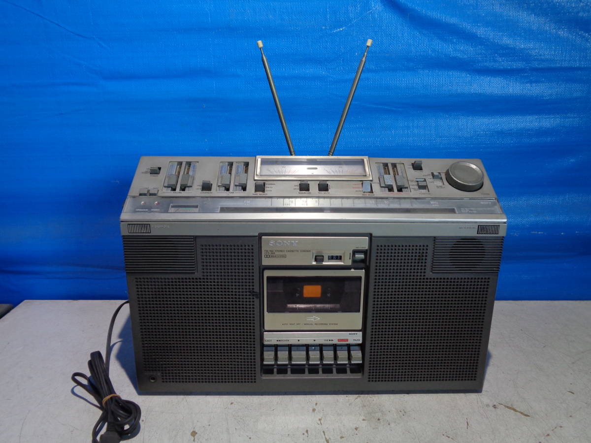 SONY CFS-686 FM/AM CASSETTE CORDER ラジカセ ジャンク CFS-686 SONY