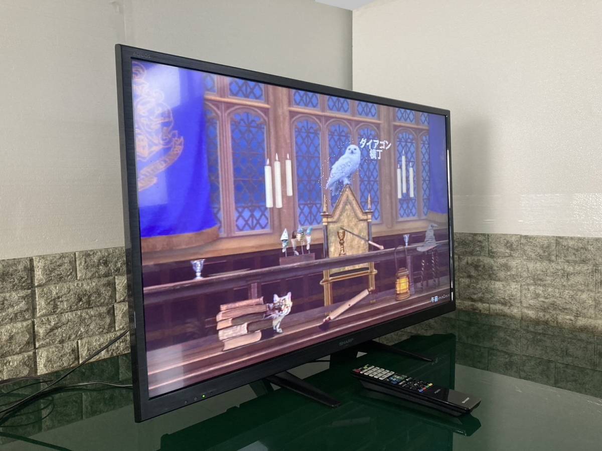 ◇美品・送料込み!!◇SHARP◇シャープ◇液晶テレビ◇40インチ◇40型◇LC-40BH11◇純正リモコン＋B-CAS＋スタンド付き【初期化済み】