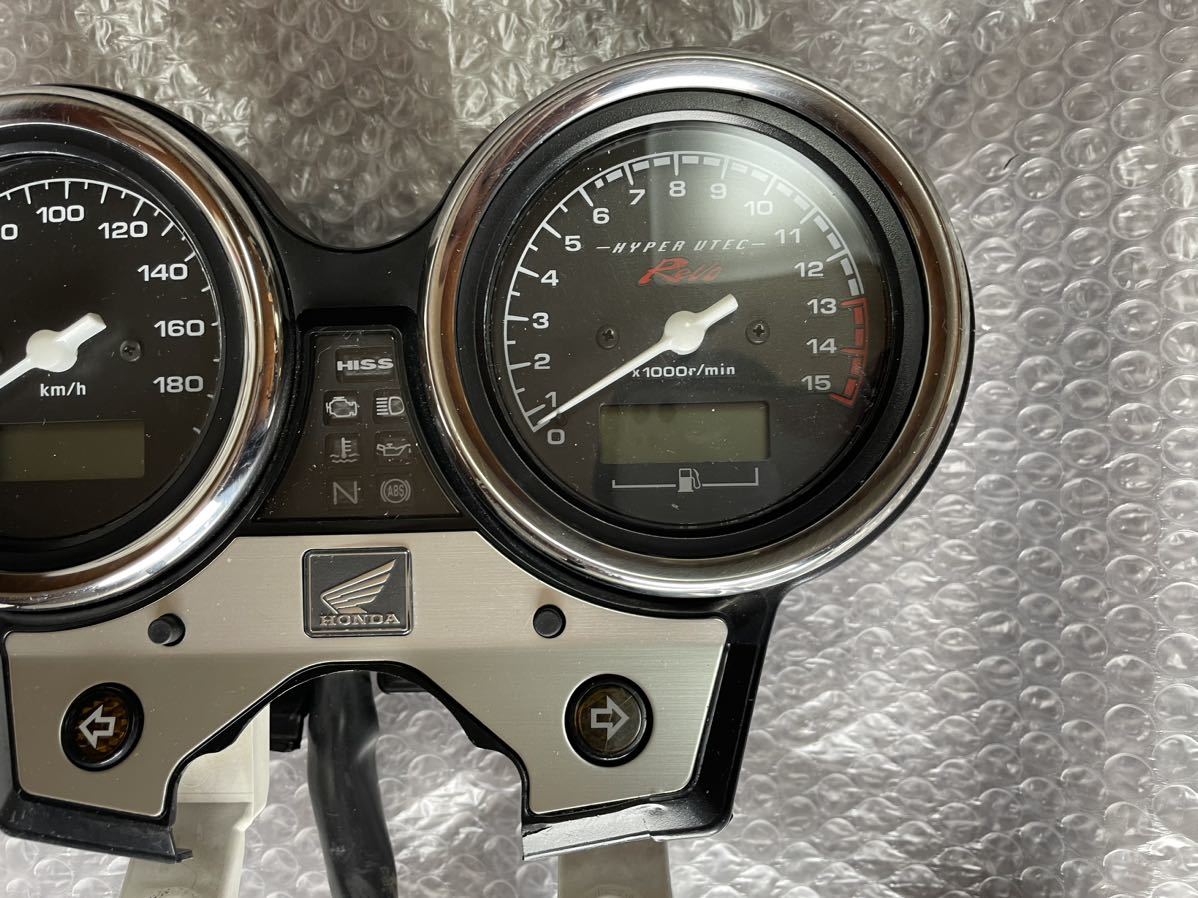 送料無料！CB400SF Vtec Revo純正スピードメーターNC42前期 ABS搭載 