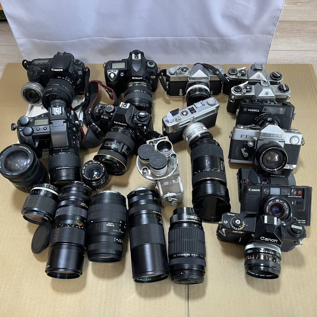 Canon/Nikon/OLYMPUS/PENTAX/フィルムカメラ レンズ 動作未確認 現状品