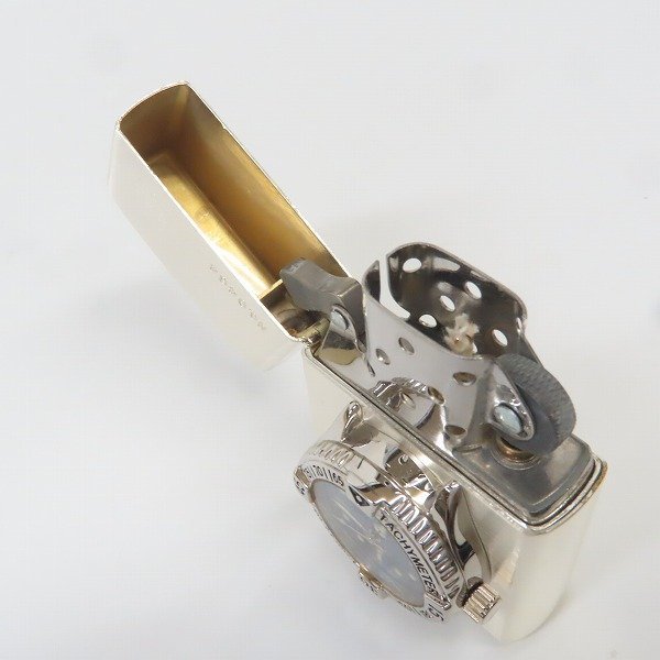 ZIPPO 1999年製造時計付き