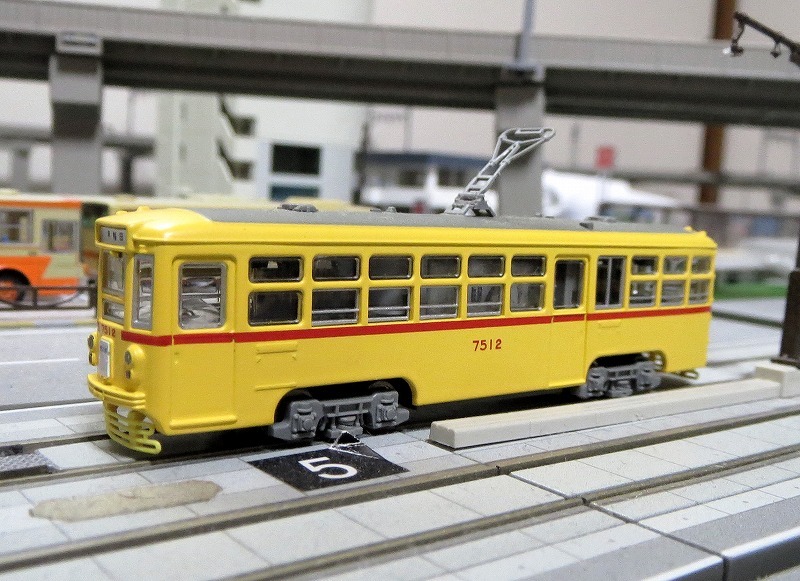 トラムウエイ 都電 7500形 7512 トラムウェイ 都電7500形 N