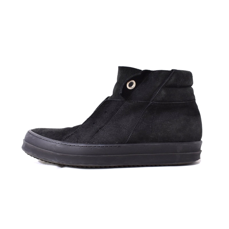 リックオウエンス Rick Owens ISLAND DUNK アイランドダンク スニーカー シューズ ショートブーツ スエード 43 ブラック RP13F8014 メンズ