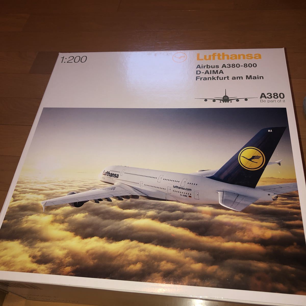 herpa 1/200 A380-800 ルフトハンザ航空 Lufthansa 1:200 SQ wings