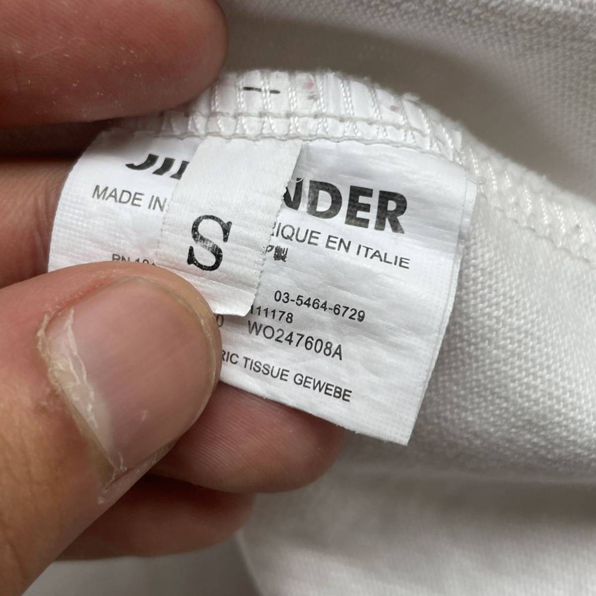 19ss JIL SANDER ロゴ プリント ビックシルエット tシャツ archive