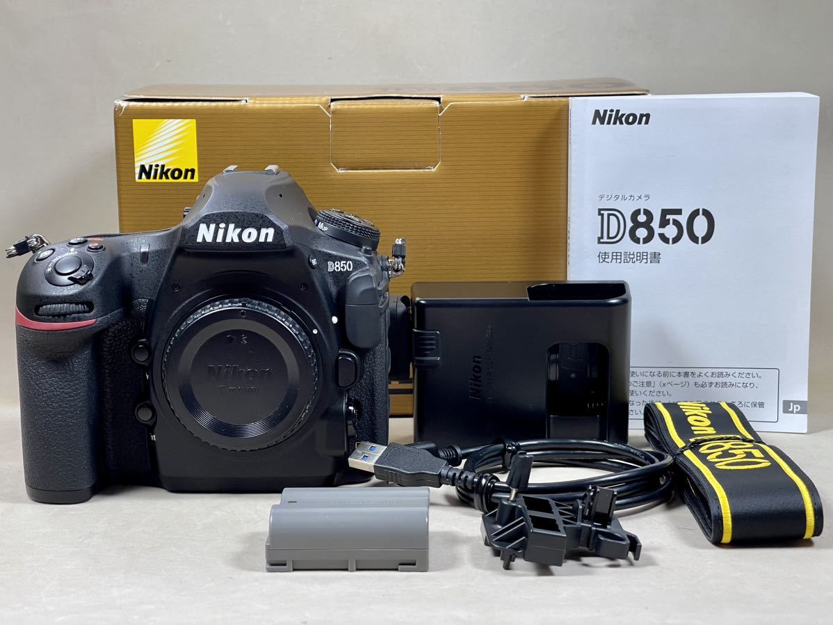 Nikon ニコン D850 美品 元箱 取扱説明書 Body ボディ デジタル一眼