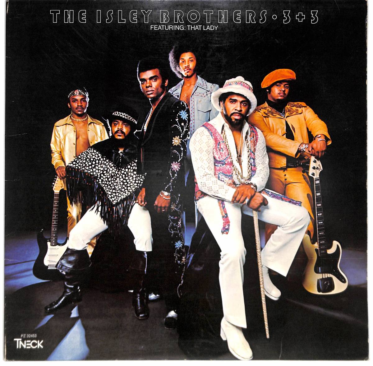 ちゃなページです！ d4131/LP/米/The Isley Brothers/3 + 3 Isley Brothers 3+3 LP 1973 T