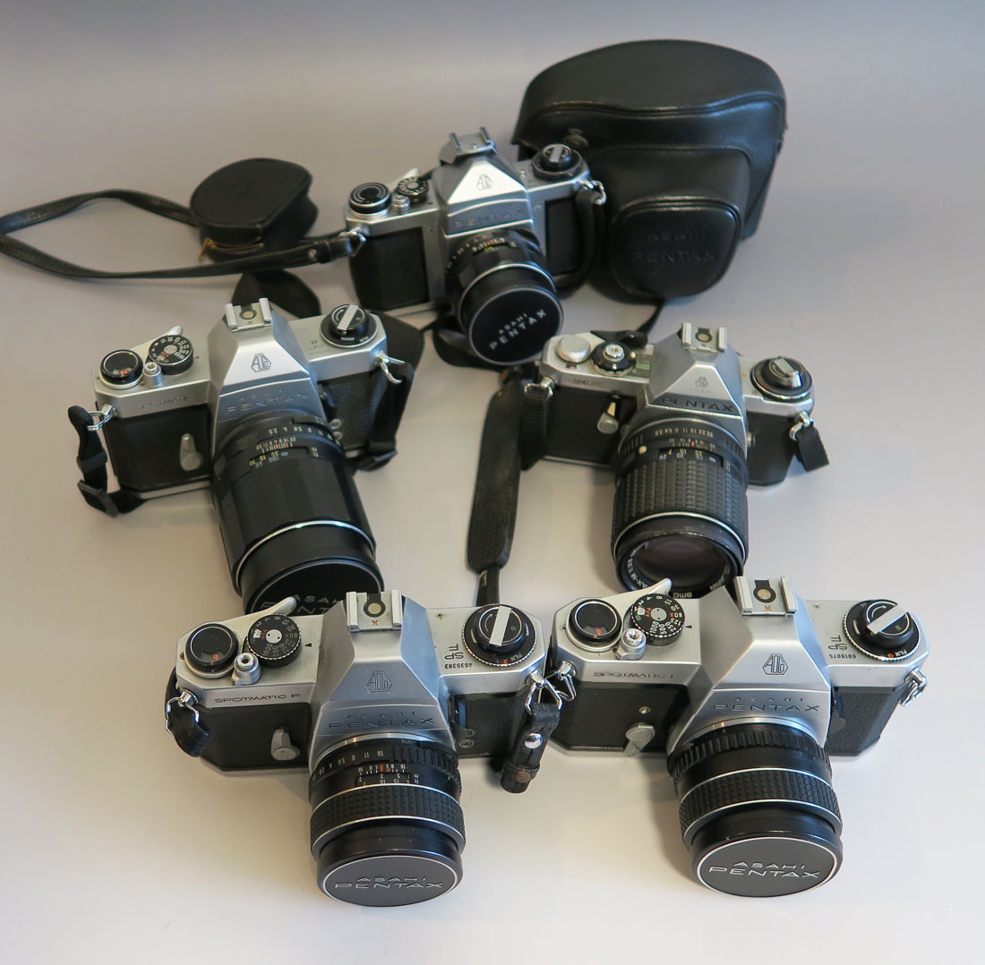 342　■ペンタックス製品　まとめて（ME/SPF×2/SPⅡ/SV）動作未確認　ジャンク扱い 1円～