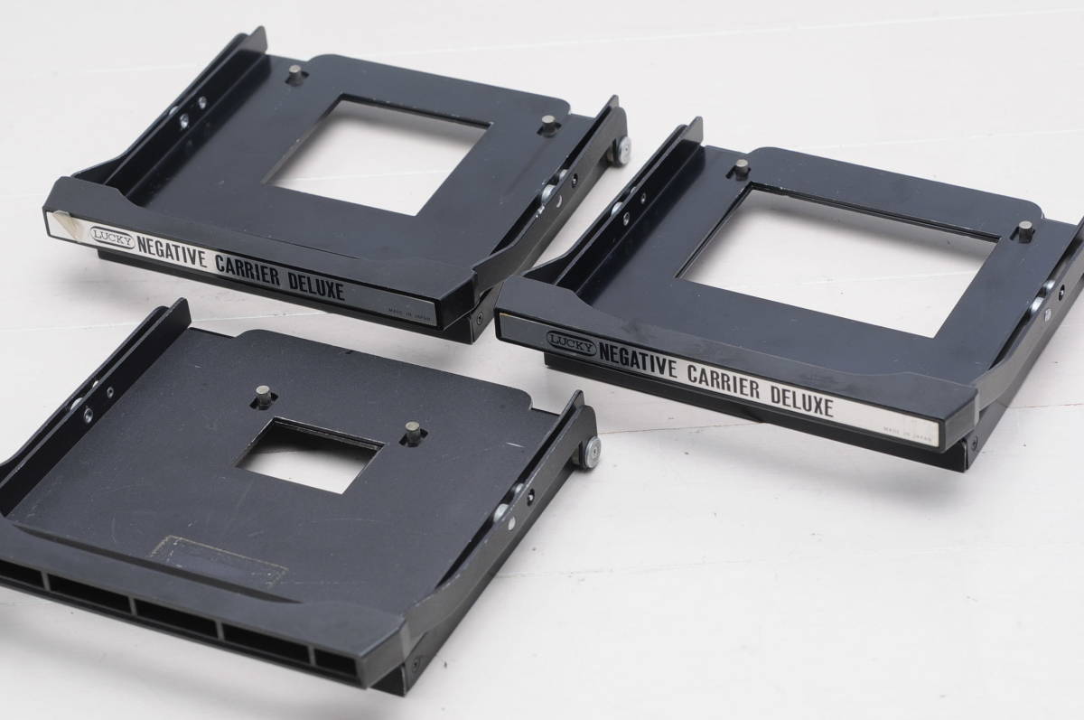 LUCKY NEGATIVE CARRIER DELUXE 35mm 6×6 6×9 引伸ばし機 ネガキャリア