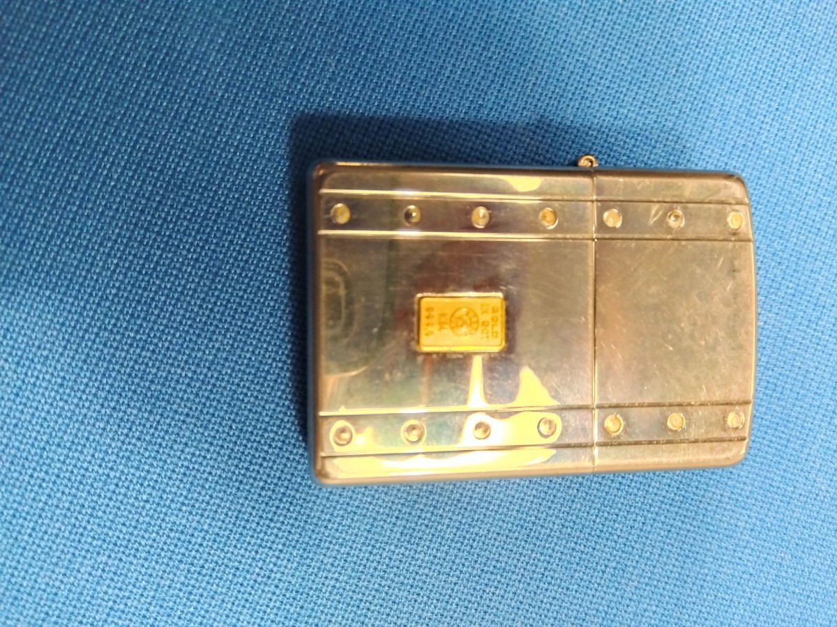 中古品 ZIPPO 限定品 24K純金インゴットインレイ GOLD ジッポー ZIPPO 